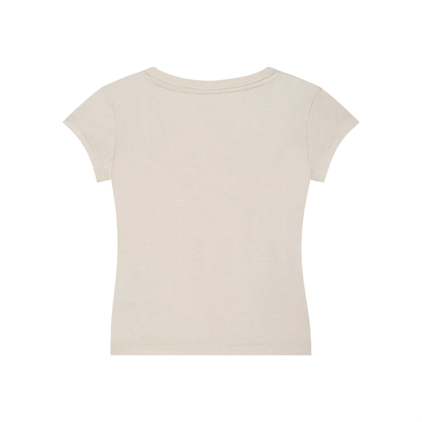 Essential V-Neck Bodycon T-Shirt