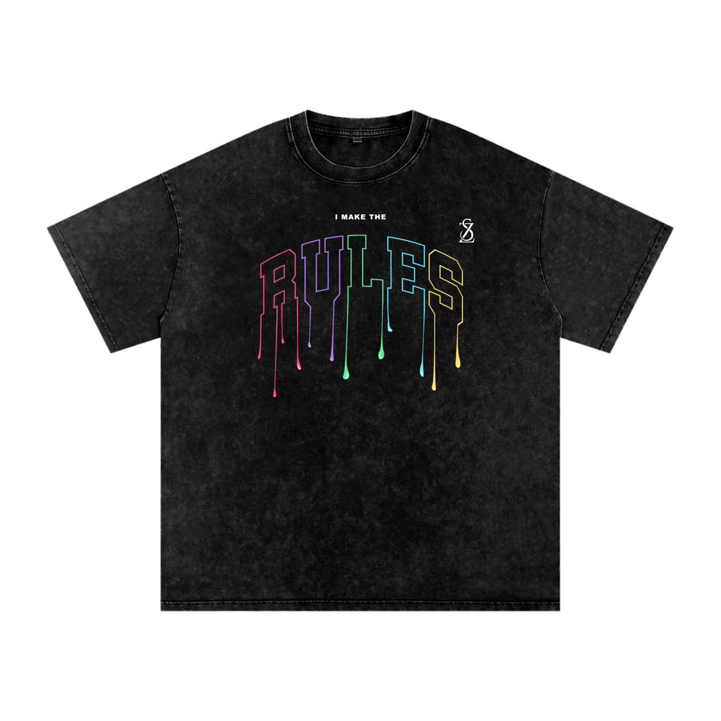 Acid Wash Oversize T-Shirt - 250 GSM